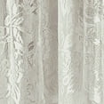 thumbnail image 3 of Collections Etc Carly Sheer Floral Lace Design Curtain Panel and Valance, 3 of 3
