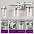 thumbnail image 4 of EDISHINE Vanity Light Wall Lights for Bathroom Mirror, 4 of 6