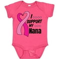 thumbnail image 3 of Inktastic Breast Cancer Awareness I Support My Nana with Pink Ribbon Boys or Girls Baby Bodysuit, 3 of 5