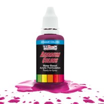 U.S. Art Supply 1-Ounce Opaque Magenta Airbrush Paint