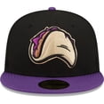 thumbnail image 2 of Men's New Era Black/Purple Fresno Grizzlies Tacos Theme Night 59FIFTY Fitted Hat, 2 of 6