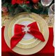 thumbnail image 4 of Juego de 8 servilleteros navideños plateados con forma de copo de nieve for mesas de comedor: decoración rústica for bodas, Navidad, Acción de Gracias y cenas festivas., 4 of 6