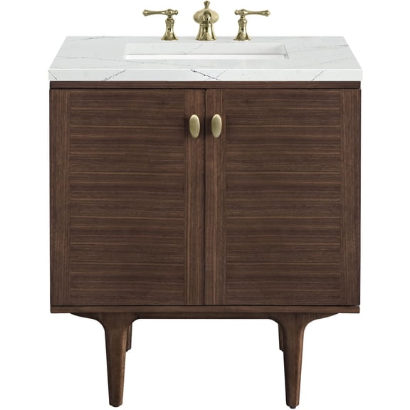 James Martin Vanities 670-V30-WLT-3ENC Amberly 30" Free Standing Or Wall Mounted Single
