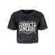 thumbnail image 1 of Grindstore - Camiseta crop top de estilo oversize modelo Keep Out Of Direct Sunlight para mujer (Gris), 1 of 2