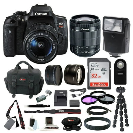 Canon EOS Rebel T6i Digital Camera with EF-S 18-55mm f/3.5-5.6 IS STM lens + kit