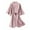 Pink, variant on Funicet Women's Robes Women's Short Sleeve Pajamas Casual Short Pajamas Household Clothing Black L