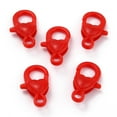 thumbnail image 2 of 100pcs Plastic Lobster Claw Clasps Heart Mixed color 22.5x13x6.5mm Hole: 3mm, 2 of 4