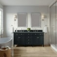 thumbnail image 5 of James Martin Vanities 650-V72-SBR-3PBL Brittany 72" Double Basin Poplar Wood Vanity Set -, 5 of 5