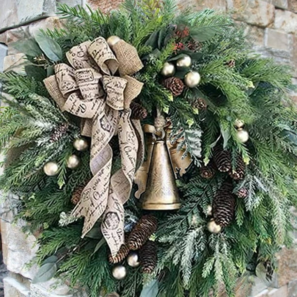PENGXIANG Christmas Artificial Wreath for Front Door Outdoor