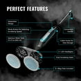 thumbnail image 6 of Pursteam ScrubMaster Steam Mop with Dual Scrubbing Head, LED Headlights, Adjustable Steam Control, Anti-Slip Swivel Head, Cable Holder & Upright Lock, 6 of 9