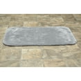 thumbnail image 5 of Garland Rug Finest Luxury Washable Nylon Platinum Gray Bath Rug, 24" x 40", 5 of 6