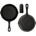 thumbnail image 3 of Backcountry Iron 8 Inch Round Medium Pre-Seasoned Cast Iron Skillet, 3 of 8