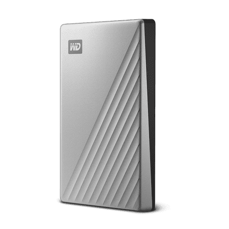 WD - My Passport Ultra 2TB External USB 3.0 Portable Hard Drive - Silver