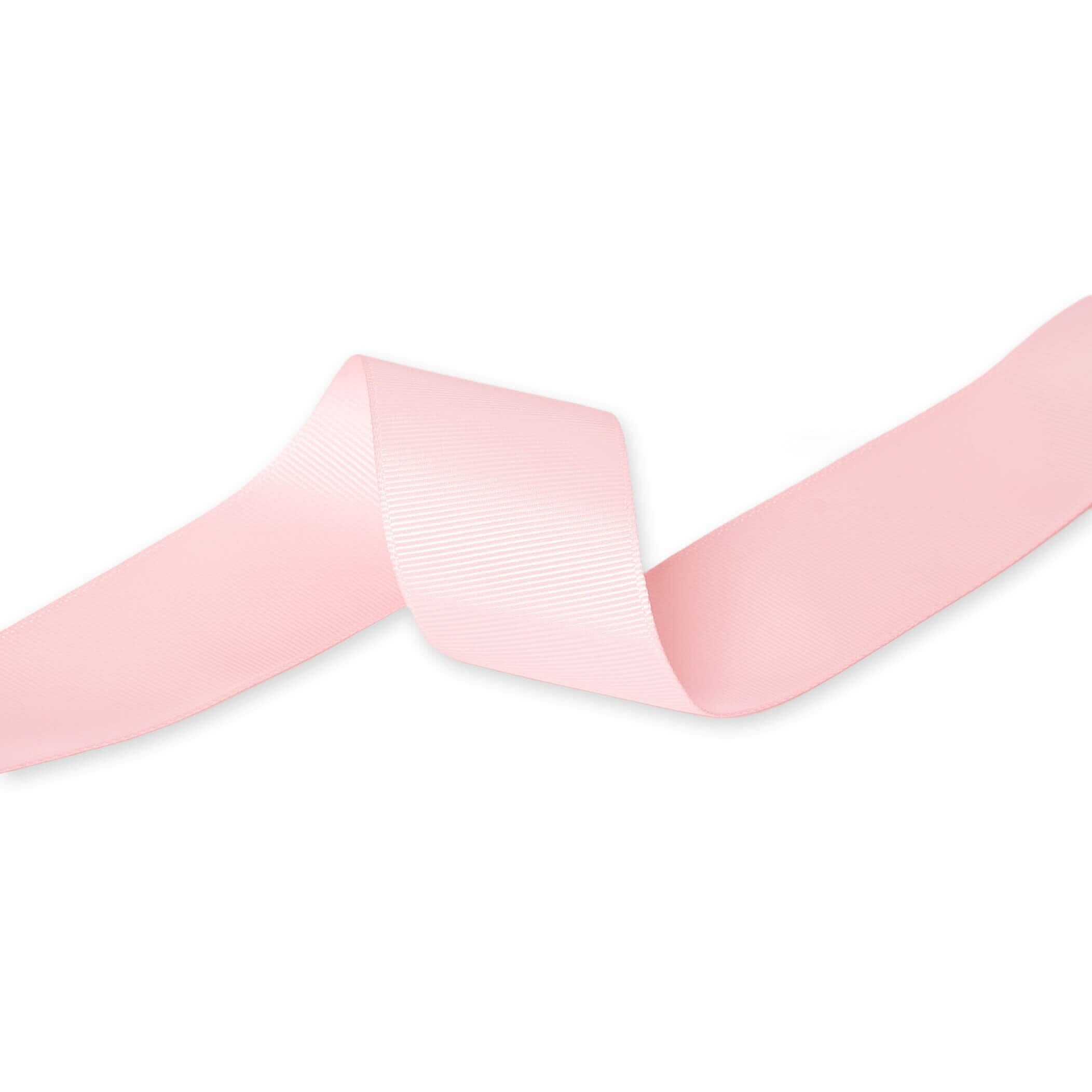 Keedil Grosgrain Taffeta Polyester Ribbon For Gift Wrapping, Bows, Sewing, Crafting, Hair Accessories, & Décor - (Baby Pink, 1.5 Inches Wide, 50 Yards, 6 Pack)