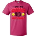 thumbnail image 3 of Inktastic That's My Awesome Niece out There with Softballs T-Shirt, 3 of 5