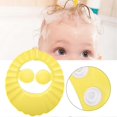 thumbnail image 4 of Baby Shower Shampoo Bathing Hat Silicone Hair Sunshade Shield Ear Protection Hat for KidYellow, 4 of 4