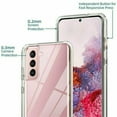 thumbnail image 4 of Dteck Case For Samsung Galaxy S21 6.2-inch,Hybrid PC Back Case+Front Cover and TPU Full Body Protective Cover Transparent Gel Case Shockproof Anti-Scratch Phone Cover,Clear, 4 of 9