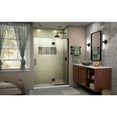 thumbnail image 5 of DreamLine Unidoor-X 52 in. W x 72 in. H Frameless Hinged Shower Door in Satin Black, 5 of 13