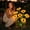 Yellow-YE, variant on Solar Flower Lights, Outdoor Garden Stakes, 74cm LED Lycoris Sunflower Lavender Decor for Patio Pathway