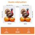 thumbnail image 2 of Thanksgiving Fall Yard Flag - Washable Cute Happy Thanskgiving Turkey Garden Flags - Cartoon Thanksgiving Day Double-Colored Garden Flags for Outdoor - for Yard Patio Outdoor Front Door, 2 of 6