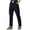 #01 Dark Blue 【Stock up on Your Favorite Colors】, variant on Men's Casual Faddish Solid Patchwork Zipper Multiple Pockets Pants Trousers, Button Closure Straight Leg Lightweight Stretchy, Daily Wear Work Travel Hiking, Outdoor | AKLJWH,Dark Blue L
