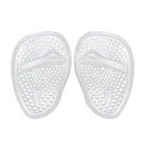 TELOLY 2 Pcs Gel Shoe Inserts for Women,Soft Silicone Insoles,Velvet Grip for Heels,Clear