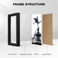 thumbnail image 3 of GOOHOCHY Hamitor 12pcs Acrylic Picture Frames Set Vintage Wall Gallery Kit with Hanging Hooks for 4" X 6", 5" X 7", 6", and 8" X 10" Photos in Black, 3 of 8