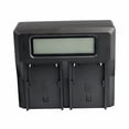 thumbnail image 3 of Cargador Bevik LCD de doble canal para batería Sony BP-U30/60/90, 3 of 9
