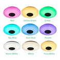 thumbnail image 3 of Yeacher LED Music Ceiling Light with BT Speaker APP Control & Remote Control RGB LED Ceiling Lights Timing Adjustable Color for Kids Room Bedroom, 3 of 8