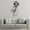 Black, variant on VWAQ Hand Holding Rose Artwork Wall Decal - Tattoo Vinyl Wall Art Sticker Home Decoration (22"H X 13"W, White)