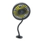 thumbnail image 5 of 3 Uds Ventilador Trasero Coche Ajuste Viento Velocidades USB Refrigeración Enfriador Aire Automático, 5 of 8