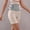 Beige, variant on Women High Waist Color Block Shaping Shorts, Abdominal Compression Tummy Control Body Shapewear Underwear Beige XL(XL)