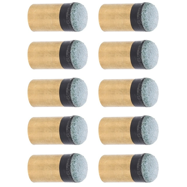 Pointe de Billard pour Piscine, 10 Pcs Pointe de Snooker pour Piscine Design Surélevé