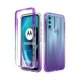 thumbnail image 1 of Funda 360 Degradada Uso Rudo Cely Vesmir Para Motorola G Pure Morado Más 2 Micas De Pantalla, 1 of 5