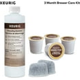 thumbnail image 6 of Keurig K-Elite Coffee Maker, Single Serve K-Cup Pod Coffee Brewer, With Iced Coffee Capability & 3-Month Brewer Maintenance Kit Includes Descaling Solution, Water Filter Cartridges & Rinse Pods, 6 of 7