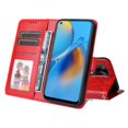 thumbnail image 5 of Funda tipo cartera GANGXUN para OPPO A74 4G , diseño girasol, cuero PU, soporte, cierre magnético, tarjetero, 5 of 5