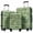 Green, variant on imerelez Hardshell Luggage Sets 3 pcs Spinner Suitcase with TSA Lock Lightweight-20"+24"+28" Luggages