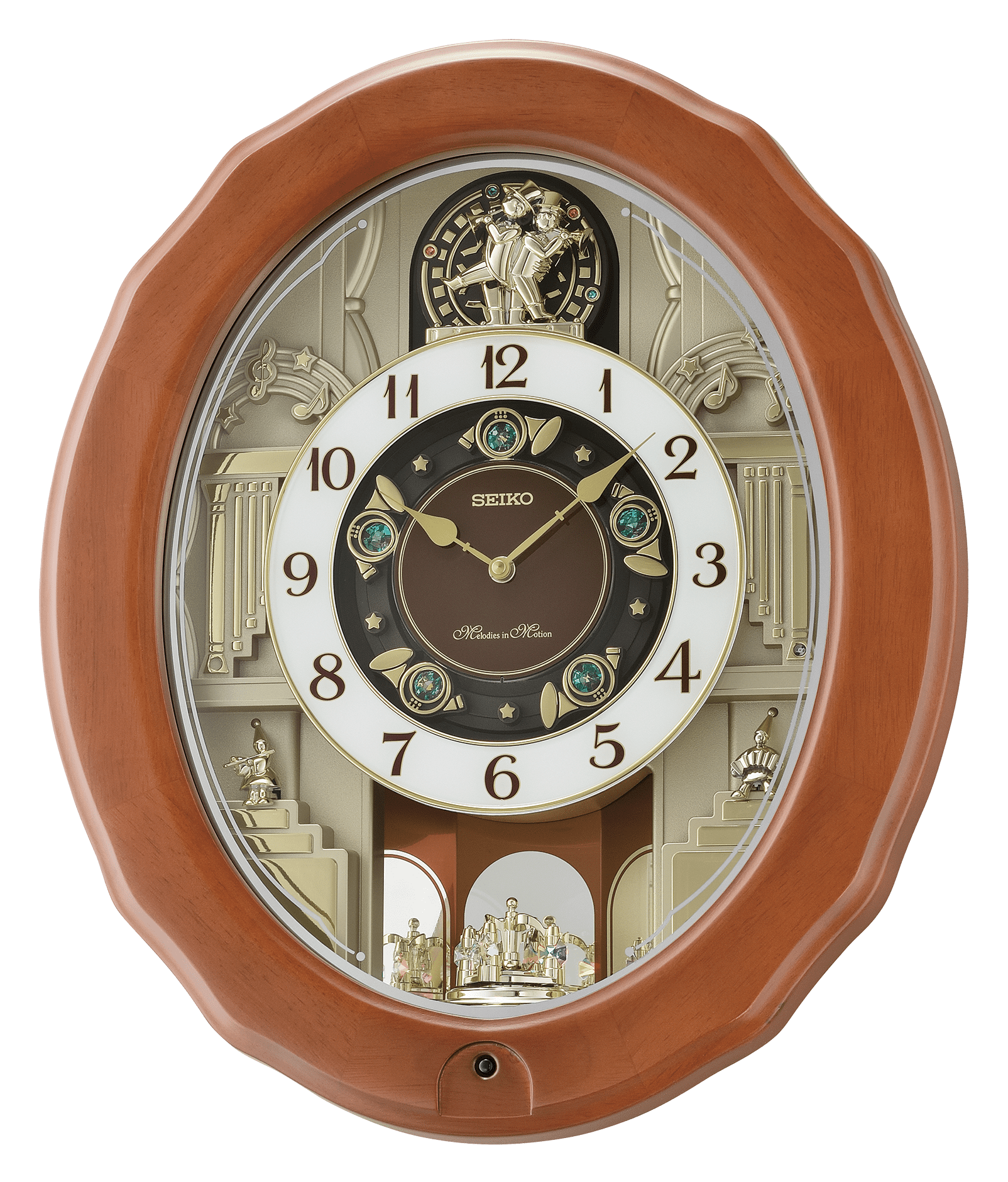 Seiko Starry Night Melodies in Motion Musical Traditional Quartz Analog QXM239SRH Walmart