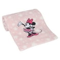 thumbnail image 3 of Lambs & Ivy Disney Baby Minnie Mouse Stars Pink Soft Fleece Baby Blanket, 3 of 4