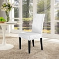 thumbnail image 4 of Modway Confer 19.5" Modern Faux Leather Dining Side Chair in White, 4 of 4