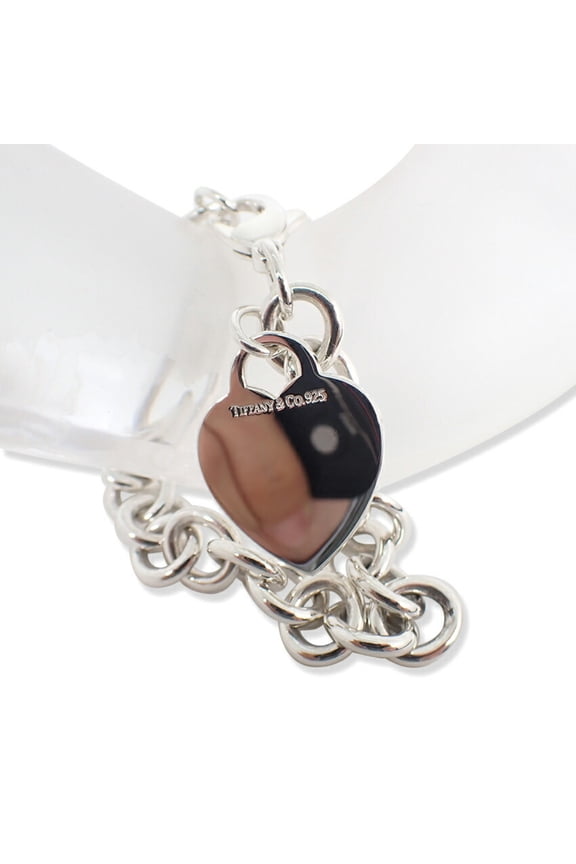 Pre-Owned TIFFANY & Co. 925 Return to Tiffany Heart Tag Bracelet