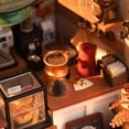 thumbnail image 5 of Robotime ROEDG162 250 x 150 x 195 mm Rolife No.17 Cafe Miniature House kit, 5 of 7