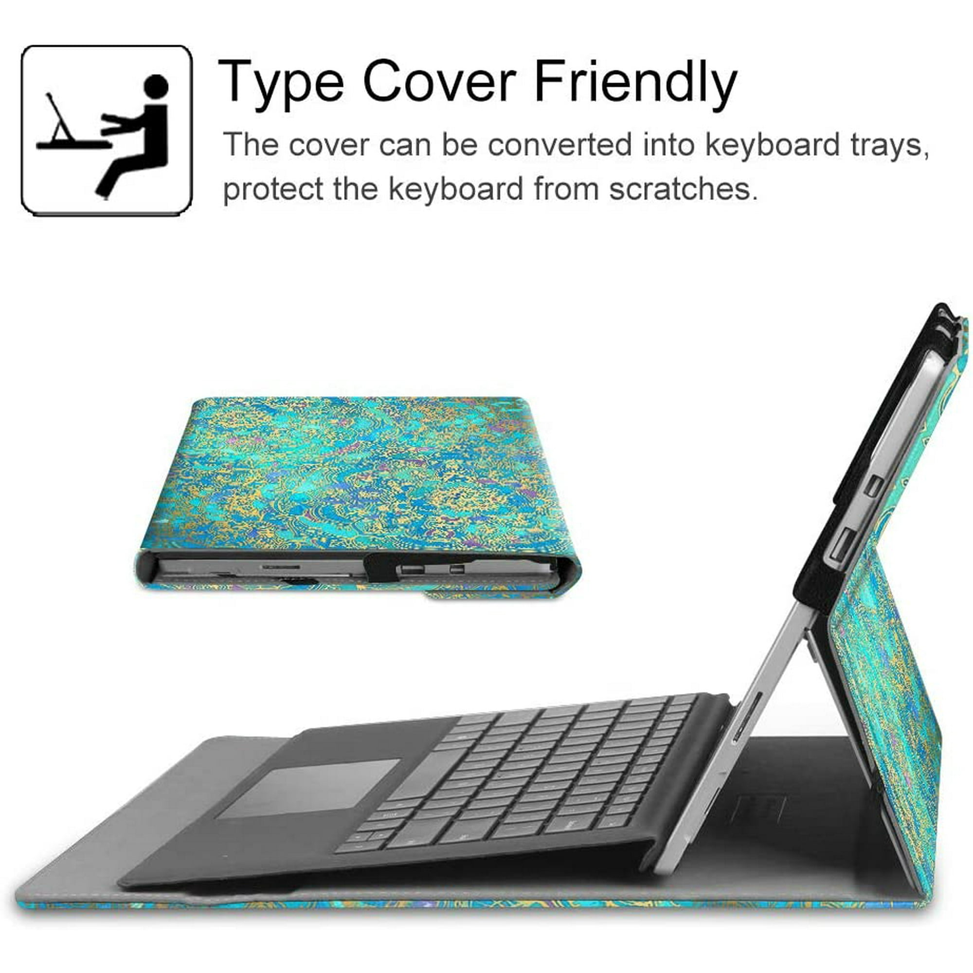 Fintie Case For Microsoft Surface Pro 6 Pro 5 Pro 4 Pro 3 Pro Lte Multiple Angle Viewing Portfolio Business Walmart Canada