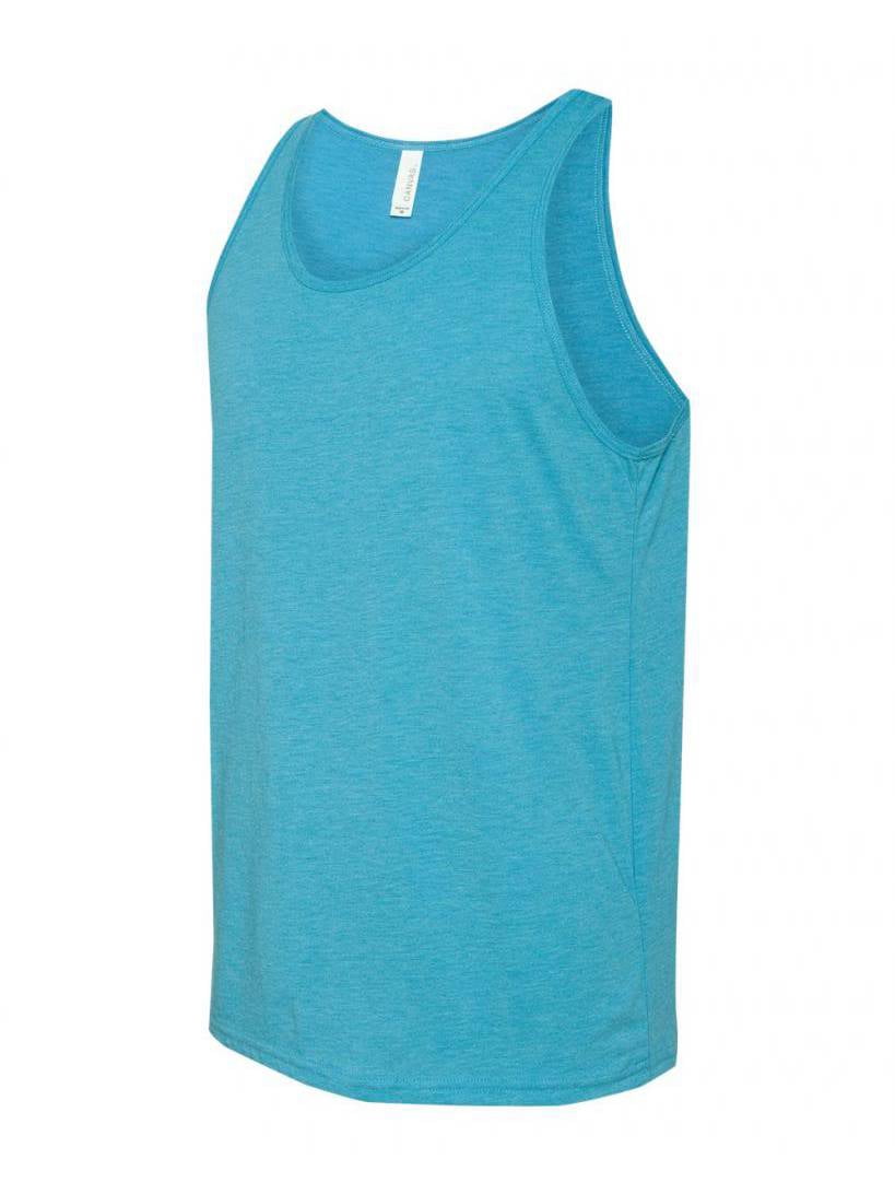 Unisex Jersey Tank - Aqua Tri-Blend - Medium