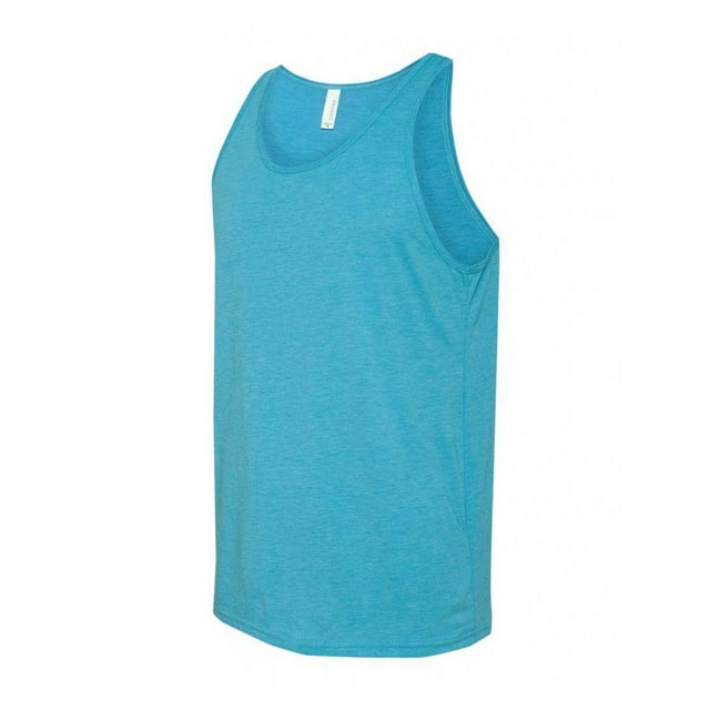 Unisex Jersey Tank - Aqua Tri-Blend - Medium