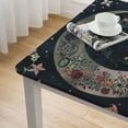thumbnail image 5 of Acheng Flowers Stars Amanda Sage Square Tablecloth for Picnic Dining Kitchen Farmhouse 100% Polyester Fiber 36*36, 5 of 8