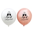 thumbnail image 3 of Moluckfu 25Ud Globos De En Látex Color Oro Rosado Para De Fiesta Y Duradera, 3 of 8