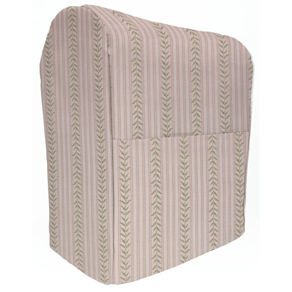 Striped Vines Cover Compatible with Cuisinart 5.5qt Precision Master Stand Mixer by Penny's Needful Things (Pink)