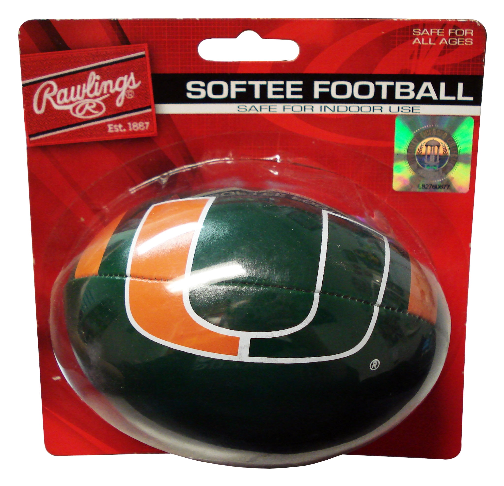 Carolines Treasures Letter K Football Orange Blue and White Leash or Key Holder CJ1066-KSH4 Small Multicolor