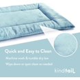 thumbnail image 4 of Dog Crate Pad, Soft Velvet, Reversible Bed Mat, Machine Washable Kennel Pad for Pets up to 15 lbs, Mattress for Cozy Sleeping, 20” x 15” x 1” (Pink, Small), 4 of 5